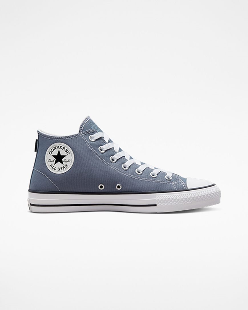 Tenis Skate Converse CONS Chuck Taylor All Star Pro Masculino Cinzentas Branco Pretas | PT T085019